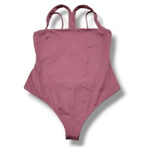 Intimately Free People Bodysuit Size Medium MD Tank Top Racerback Strapy Stretch